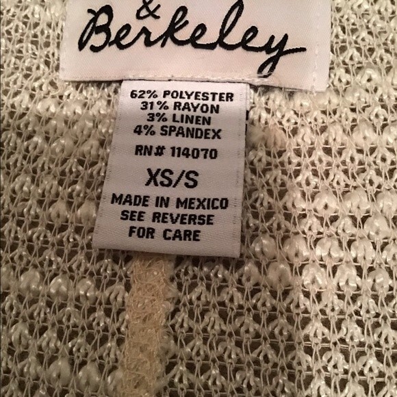 Madison & Berkeley Long Cream Cardigan - Picture 3 of 3